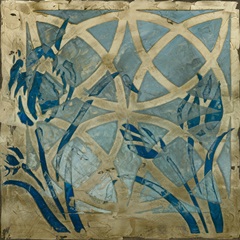 Stained Glass Indigo III