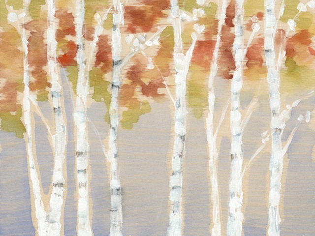 Swaying Birches I