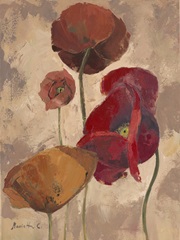 Textured Poppies II
