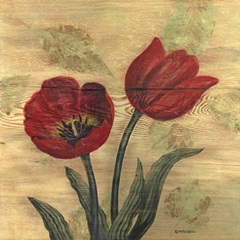 Tulip on Wood