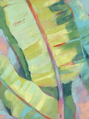 Vibrant Palm Leaves I