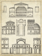 Vintage Architect's Plan I