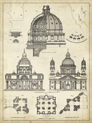 Vintage Architect's Plan II