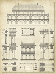 Vintage Architect's Plan IV