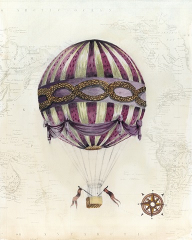 Vintage Hot Air Balloons I