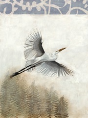 Waterbirds in Mist I