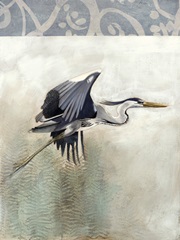 Waterbirds in Mist III