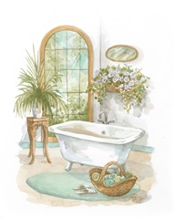 Watercolor Bath in Spa II