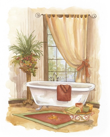 Watercolor Bath in Spice II