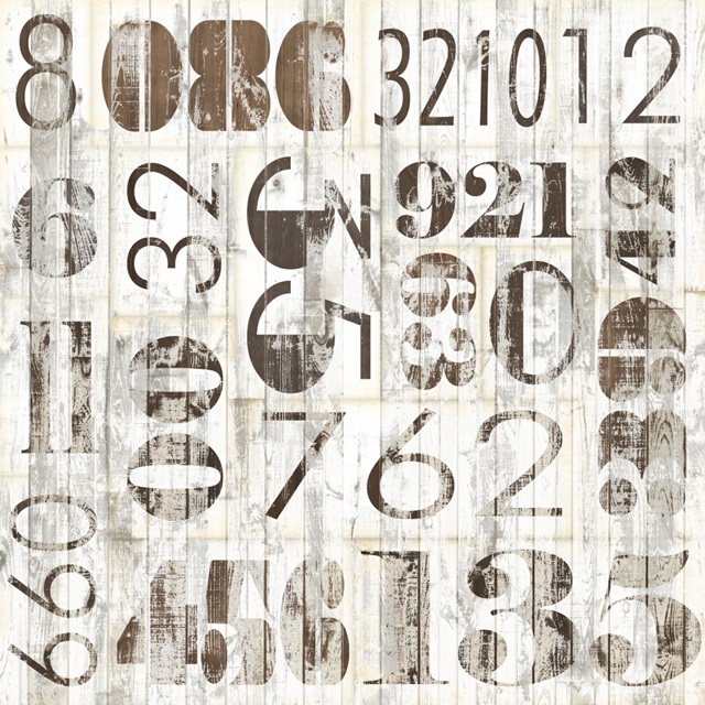 Weathered Numbers I