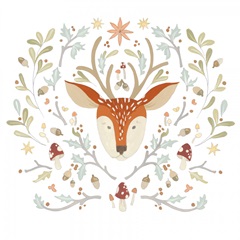 Whimsical Woodland Faces III