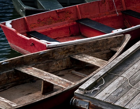 Wooden Rowboats X