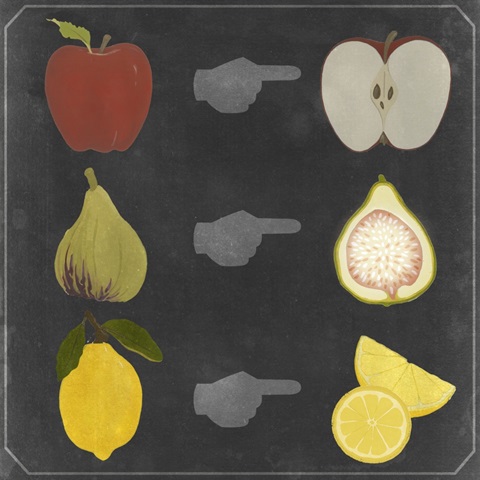 Blackboard Fruit II