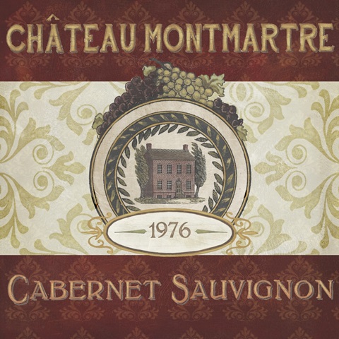 Burgundy Wine Labels II