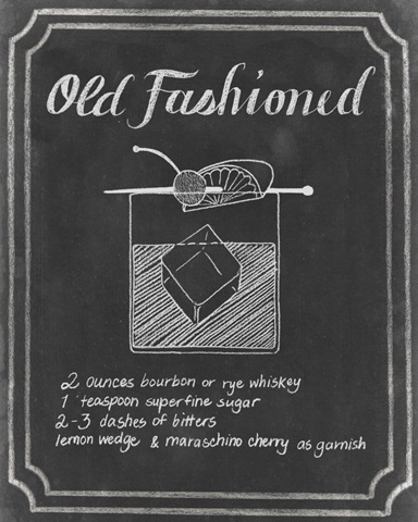 Chalkboard Cocktails I