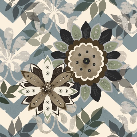 Chambray Rosettes and Finials II