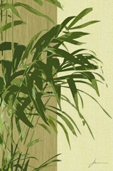 Painted Contrast Leaves I