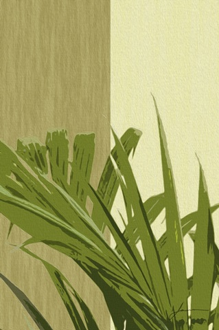 Painted Contrast Leaves IV