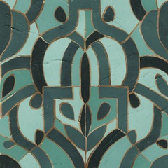 Turquoise Mosaic IV