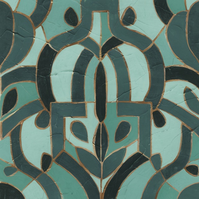 Turquoise Mosaic IV