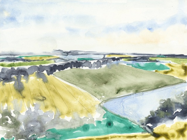 Watercolor Field II