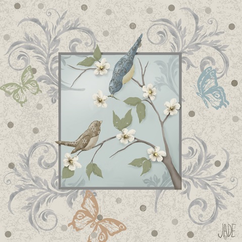 Whimsical Birds I