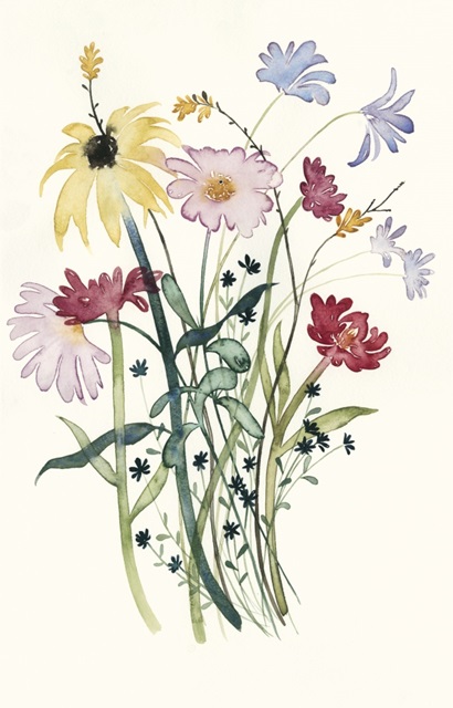 Wildflower Watercolor I