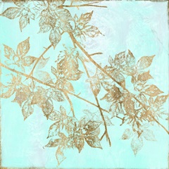 Aqua and Gold Maple I