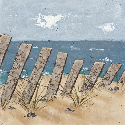 Beach Scene Triptych II