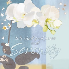 Blue Floral Inspiration I