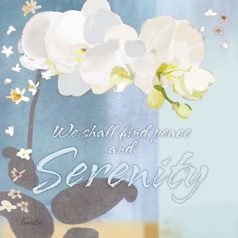 Blue Floral Inspiration I