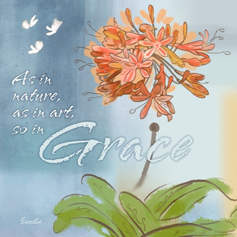 Blue Floral Inspiration III