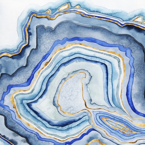 Cobalt Agate I