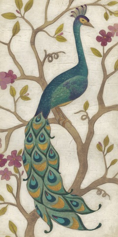 Peacock Fresco I
