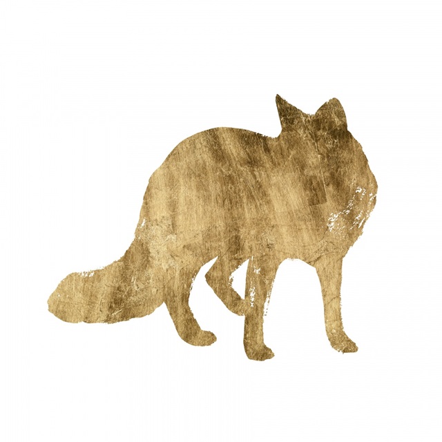 Brushed Gold Animals III