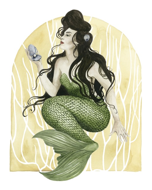 Deco Mermaid I