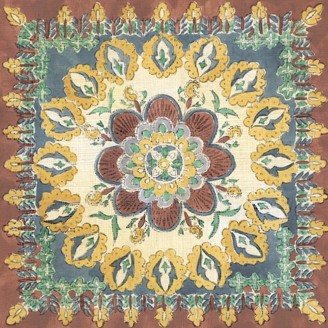 Batik Rosette I