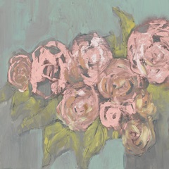 Blush Pink Flowers I