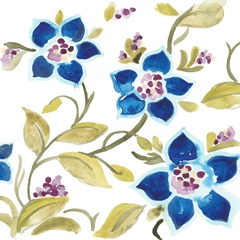 Abbey Floral Tiles II