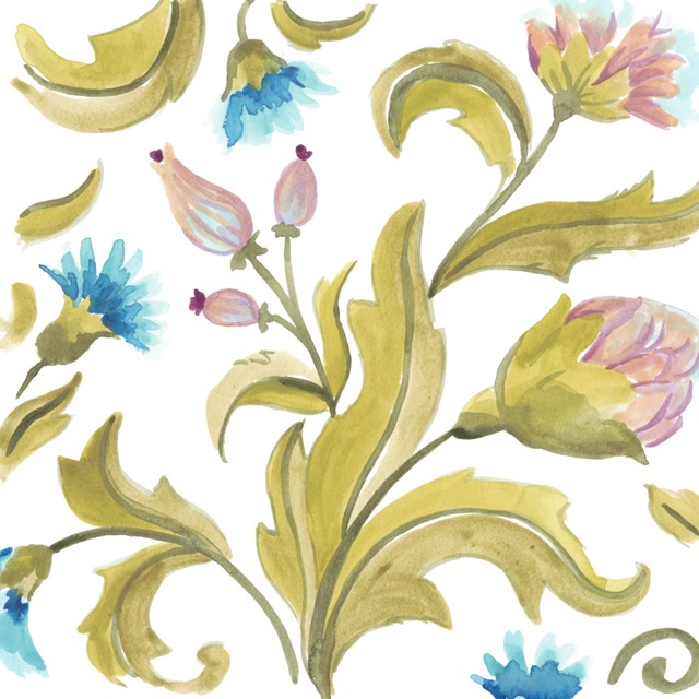 Abbey Floral Tiles IX