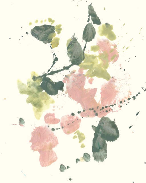 Blush and Olive Splash II