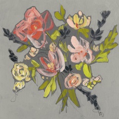 Blush and Paynes Bouquet I