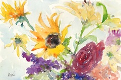 Bright Wild Flowers I