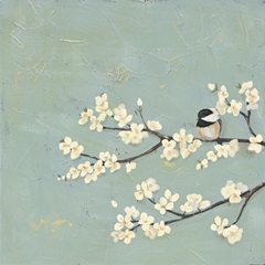 Chickadee and Dogwood I