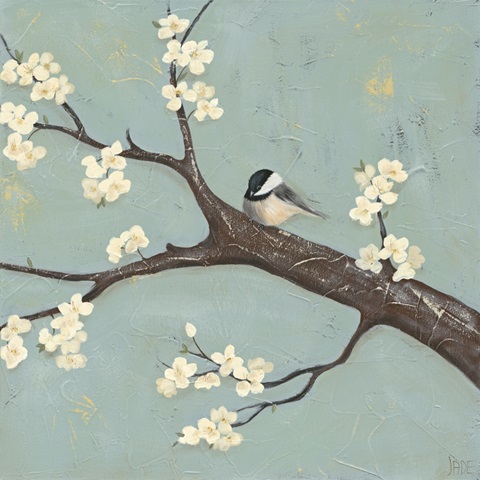 Chickadee and Dogwood II