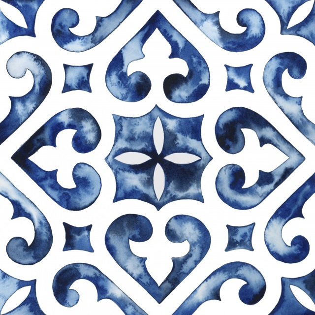 Cobalt Tile VI