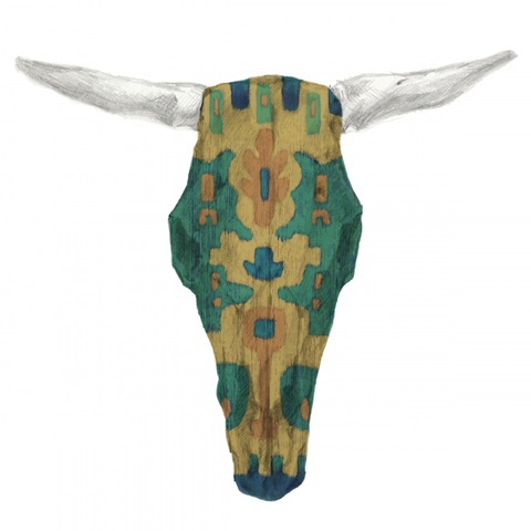 Day of the Dead Skull Mount VI