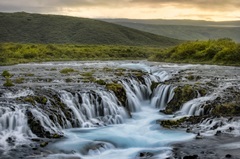 Evening at Bruarfoss