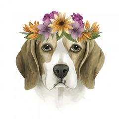 Flower Crown Pup IV