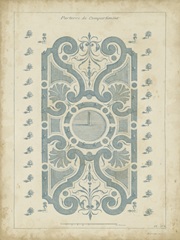 Garden Design in Blue I